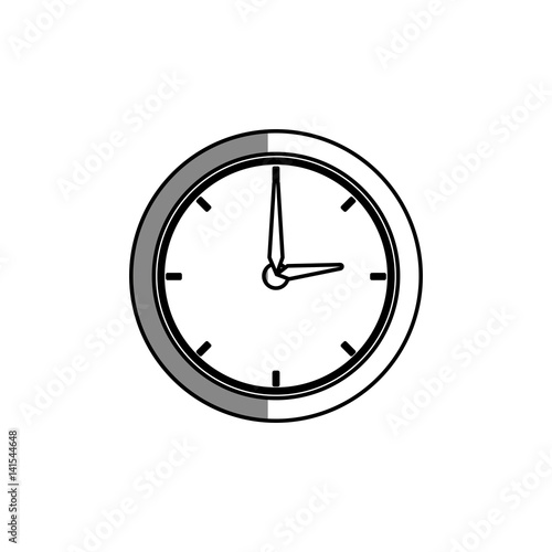 time clock isolated icon
