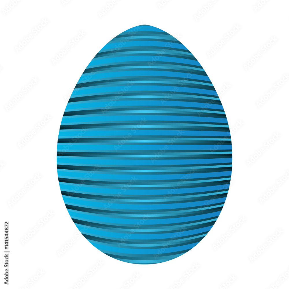 Isolated easter egg on a white background, Vector illustration Isolated easter egg on a white background, Vector illustration