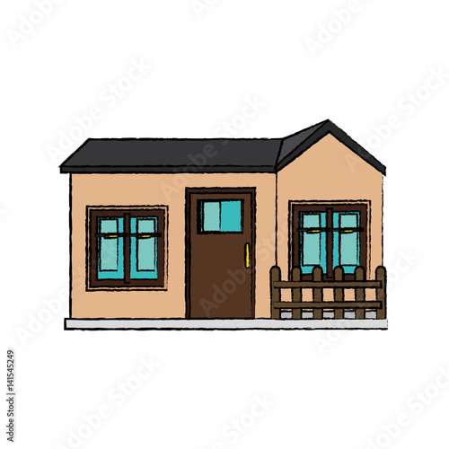 house exterior isolated icon