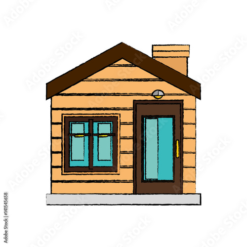 house exterior isolated icon