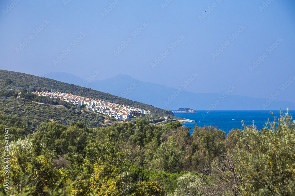 view of the coast of the sea