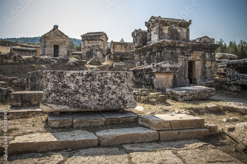 Ancient graves - Pamukale Turkey