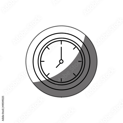 time clock isolated icon