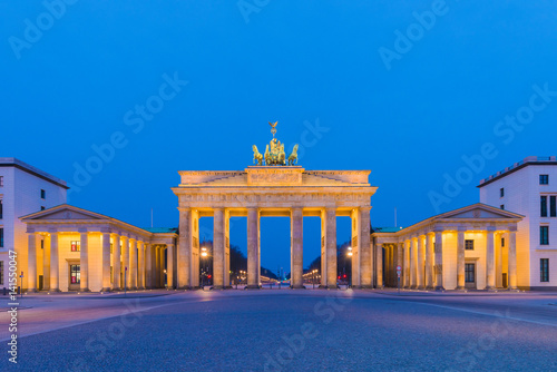 Brandenburger Tor (Brandenburg Gate) , famous landmark in Berlin Germany