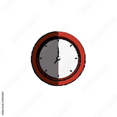 time clock isolated icon
