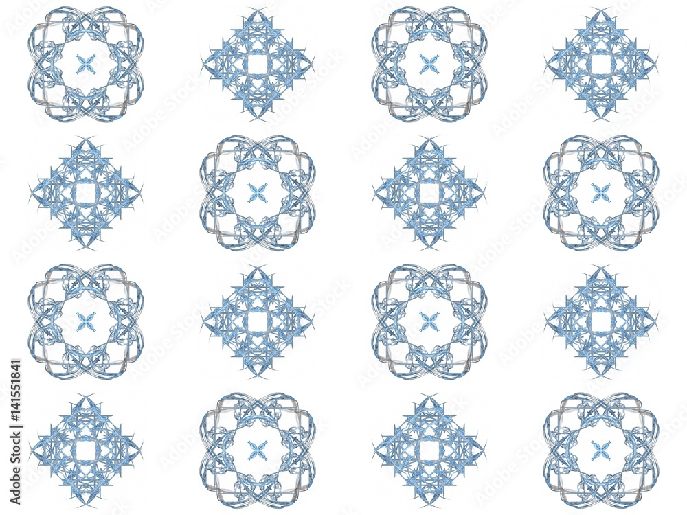 Seamless texture with 3D rendering abstract fractal blue pattern Seamless texture with 3D rendering abstract fractal blue pattern