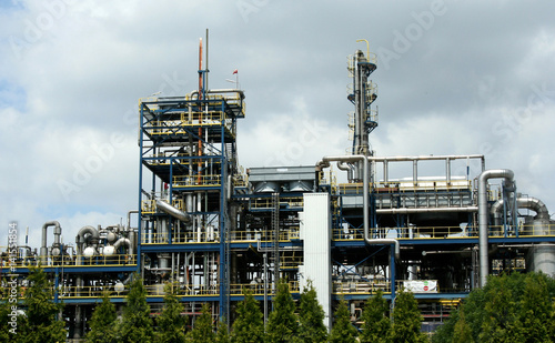 petrochemical and heavy industry in the North of the Netherlands photo