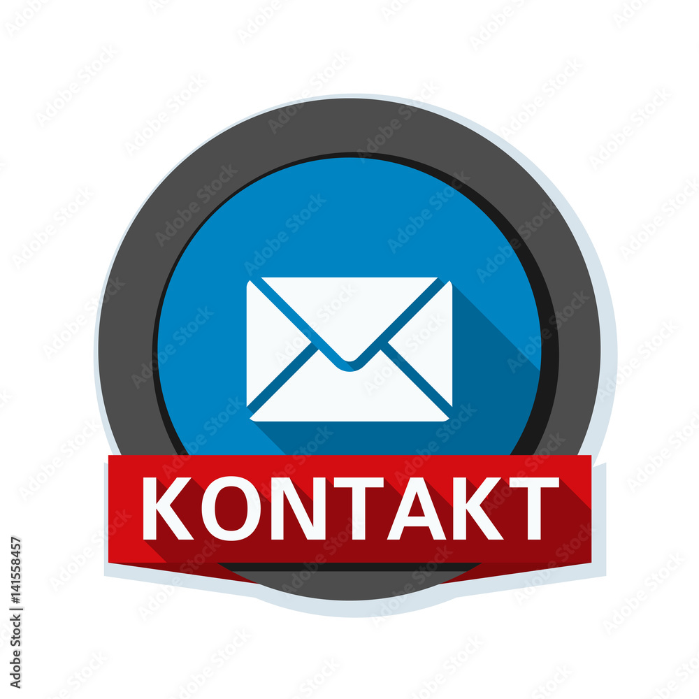 Mail Contact button illustration (non-English text - Contact) Mail Contact button illustration (non-English text - Contact)