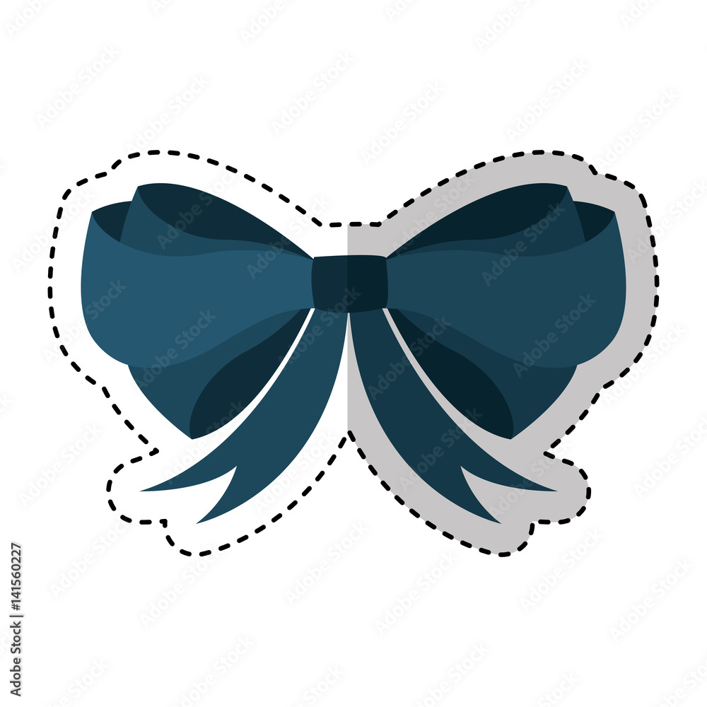 elegant bow ribbon icon vector illustration design elegant bow ribbon icon vector illustration design