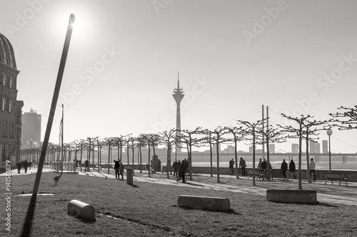 Rheinpromenade Düsseldorf photo