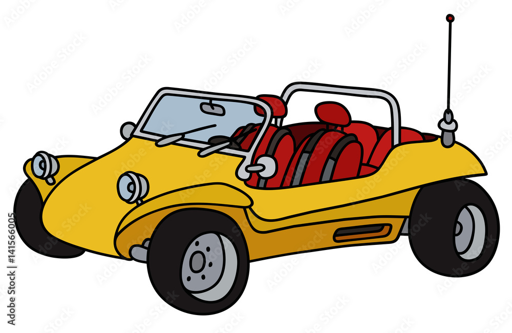Yellow dune buggy Stock Adobe Stock