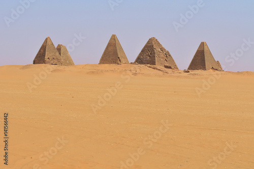 Nubian Pyramids of Jebel Barkal in Sudan  