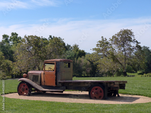 Old Flatbed Truck