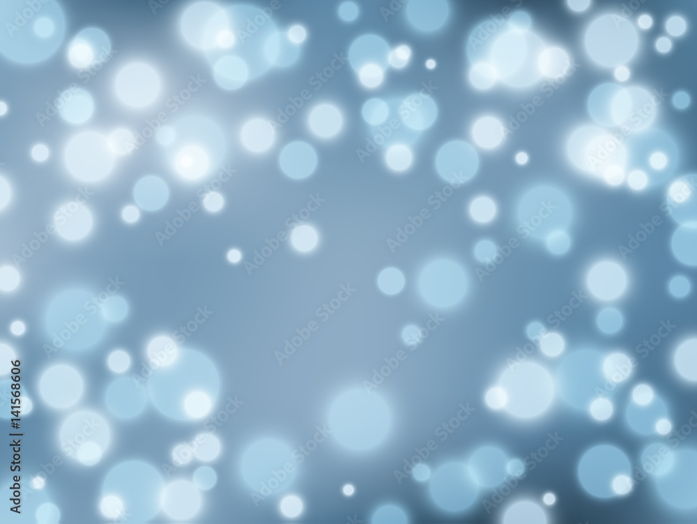 Blue bokeh background. Abstract vector illustration Blue bokeh background. Abstract vector illustration