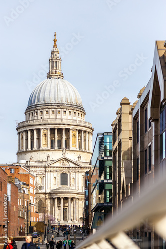 St Paul's cathedral in spring photo