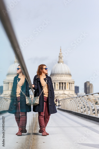 St Paul's cathedral in spring photo