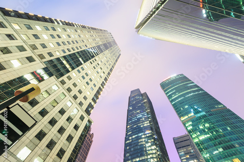 Business district with modern skyscrapers in shanghai © ABCDstock