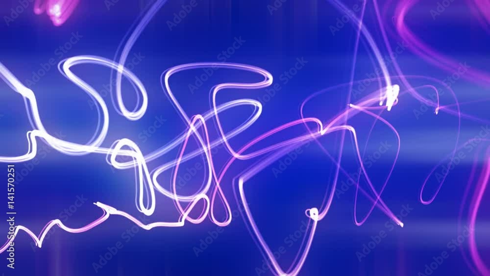 random dancing light streaks abstract background