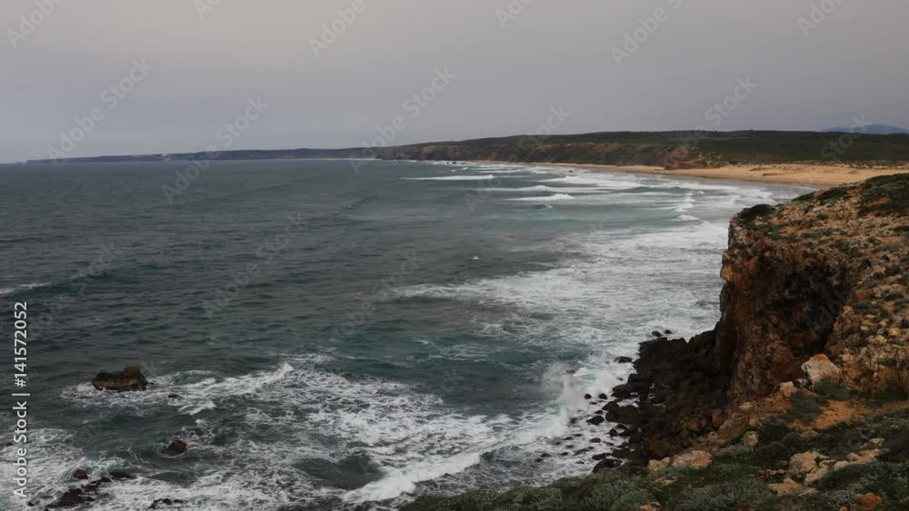 4K UltraHD Timelapse of wonderful beach with rolling waves 4K UltraHD Timelapse of wonderful beach with rolling waves