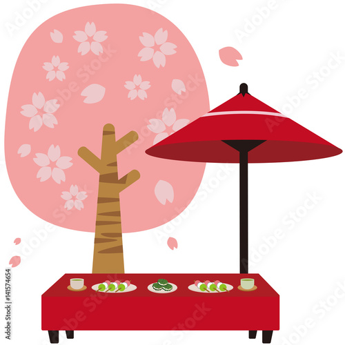 お花見　団子屋さんセット