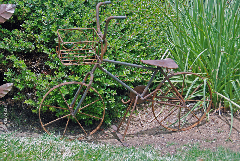 Bicycle Sculpture in Bronze