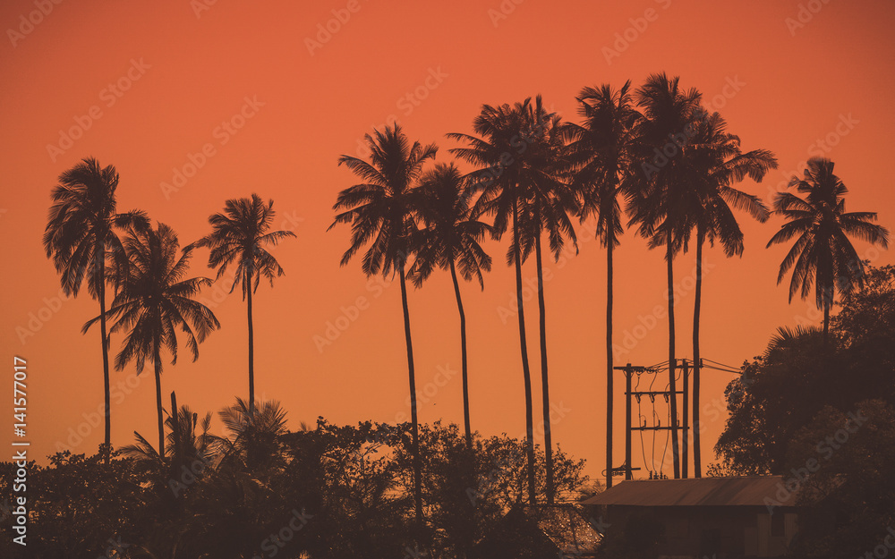 Obraz premium Thai Sunset