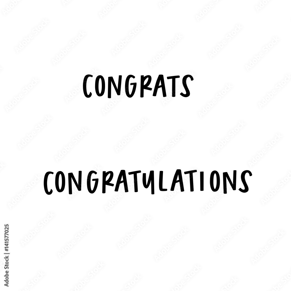 Congratulations Congratulations