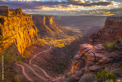 Canyon Lands in Utah Fototapet