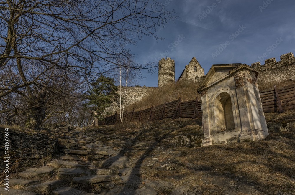 Bezdez castle in north Bohemia region