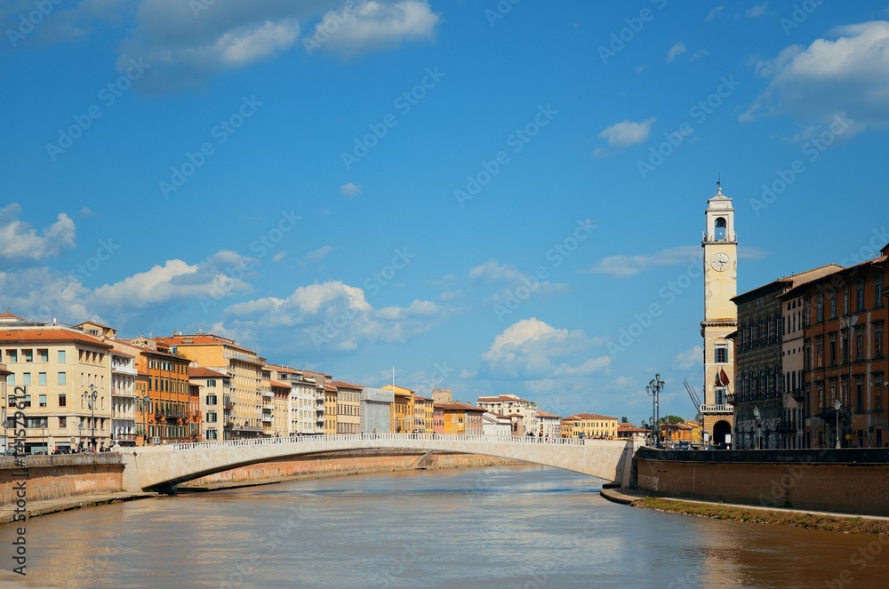 Obraz premium Pisa Italy bridge