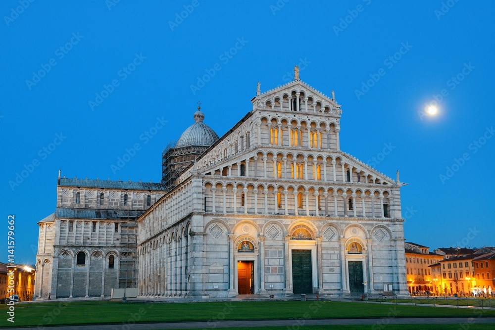 Cathedral at Piazza dei Miracoli moon