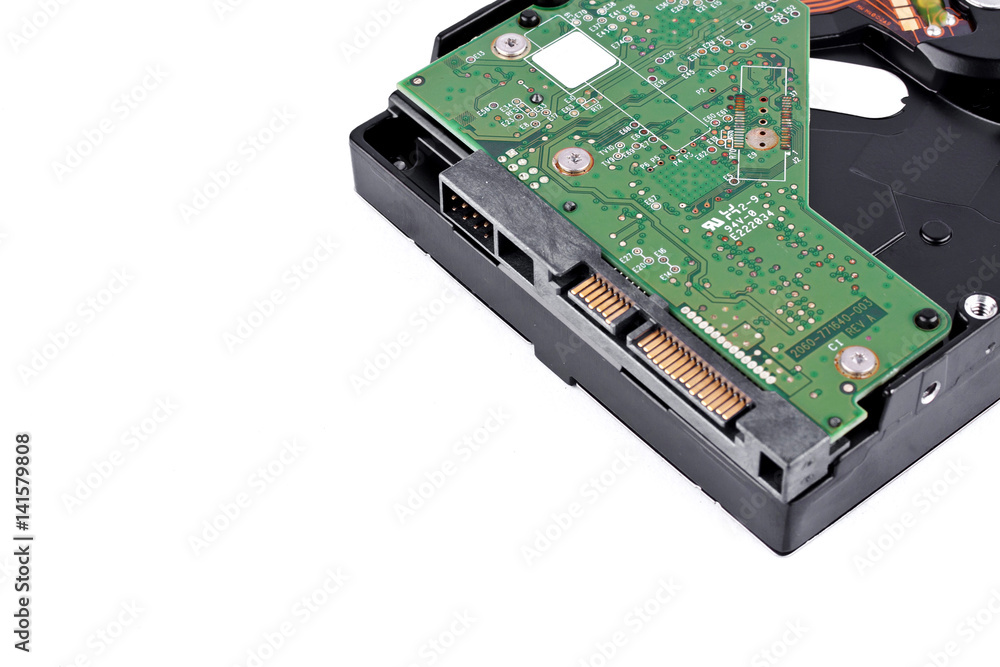 internal harddisk drive is the data storage for the digital data computer (close up) on white background harddisk technology isolated
internal harddisk drive is the data storage for the digital data computer (close up) on white background harddisk technology isolated