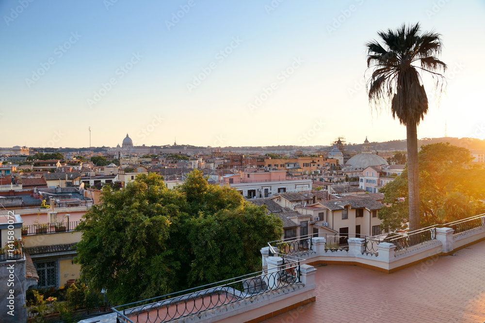 Rome Rooftop view