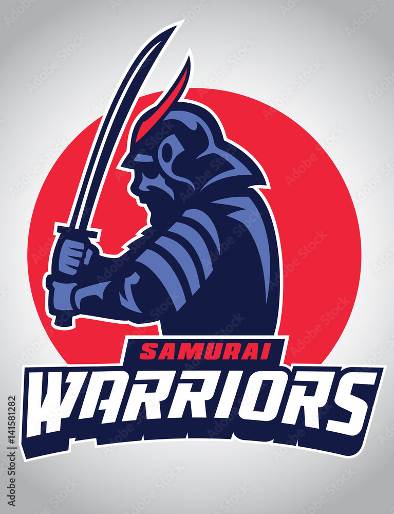 Naklejka premium Samurai Warrior