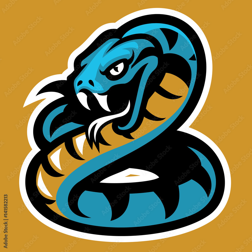 Fototapeta premium Snake mascot