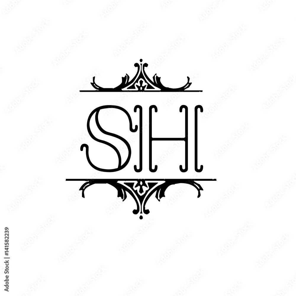 SH logo design