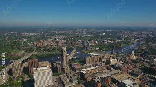 Wallpaper Mural Aerial Minnesota Minneapolis September 2016 4K Torontodigital.ca