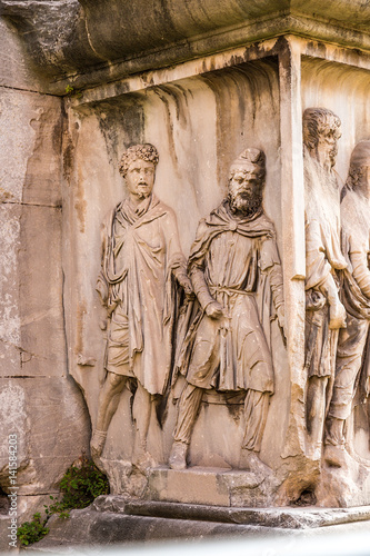 Wallpaper Mural Rome, Italy. Roman Forum: one of the reliefs on the arch of Septimius Severus (203 AD) Torontodigital.ca