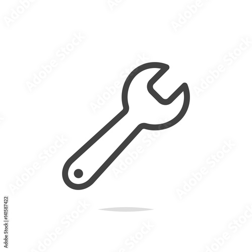 Wrench icon outline