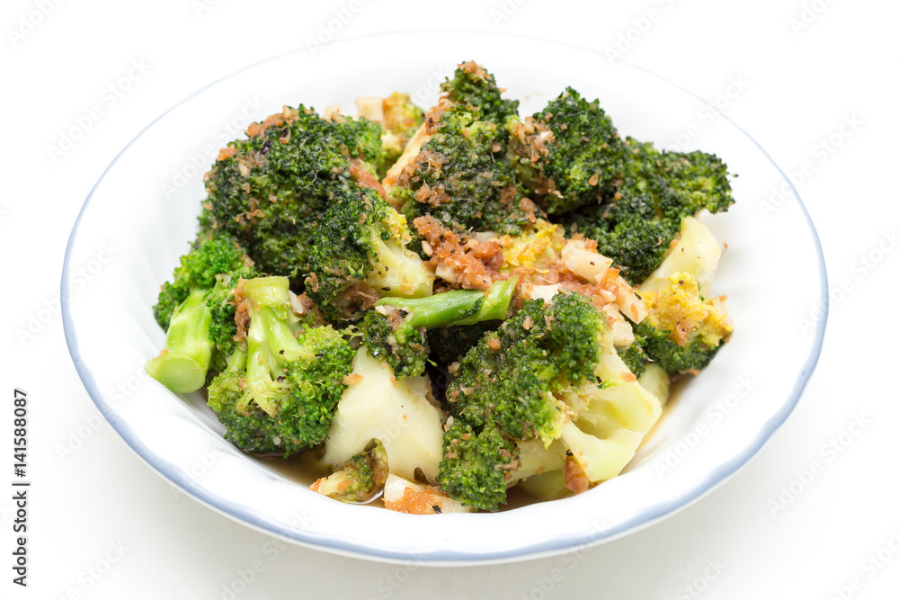 Home Cooked Meal, Fried Broccoli with Oyster Sauce Home Cooked Meal, Fried Broccoli with Oyster Sauce