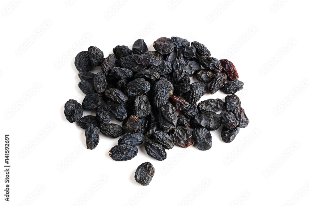 Raisins isolated on white background Raisins isolated on white background