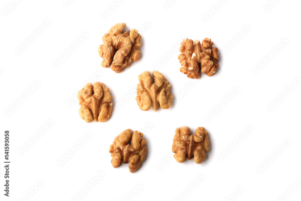 Walnut isolated on white background Walnut isolated on white background