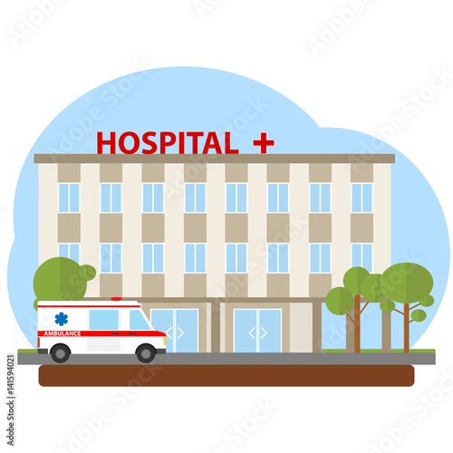 Fototapeta Naklejka Na Ścianę i Meble -  Hospital icon