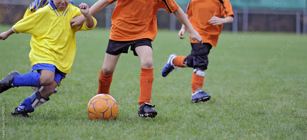 Naklejka premium Spielszene Jugendfußball