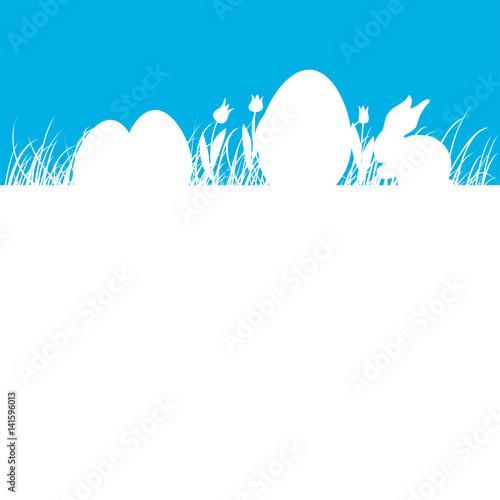 Ostern Silhouetten 