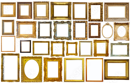 collectrion of calssical art frames
