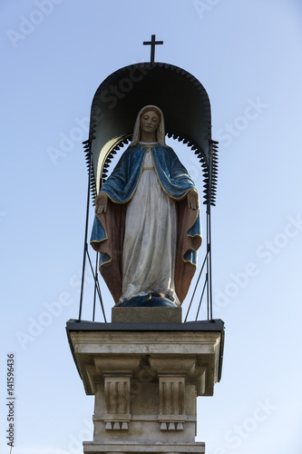  Old Wayside shrine in Burow near Cracow. Poland photo