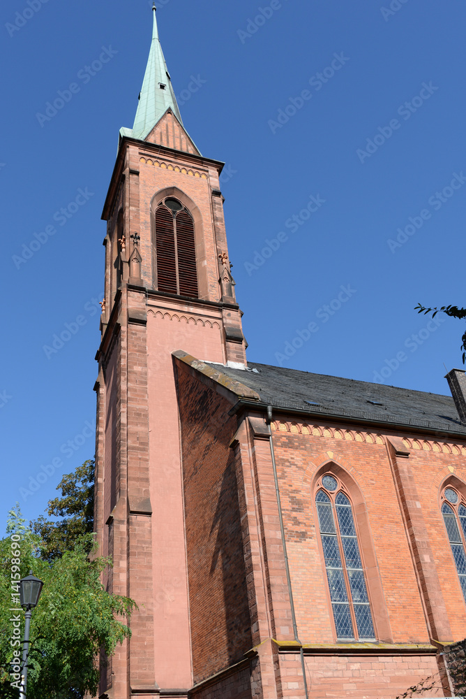 evangelische Stadtkirche von Ladenburg am Neckar