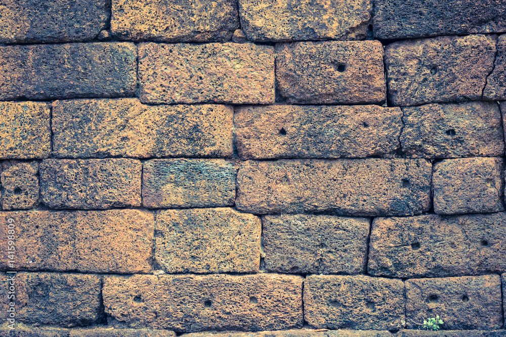 Fototapeta premium old stone wall use background