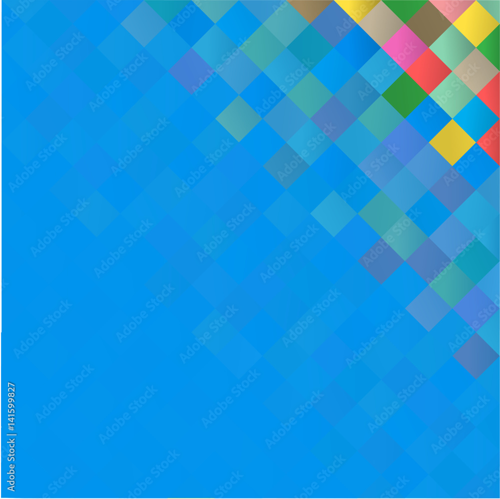 Blue geometric abstract background vector Blue geometric abstract background vector